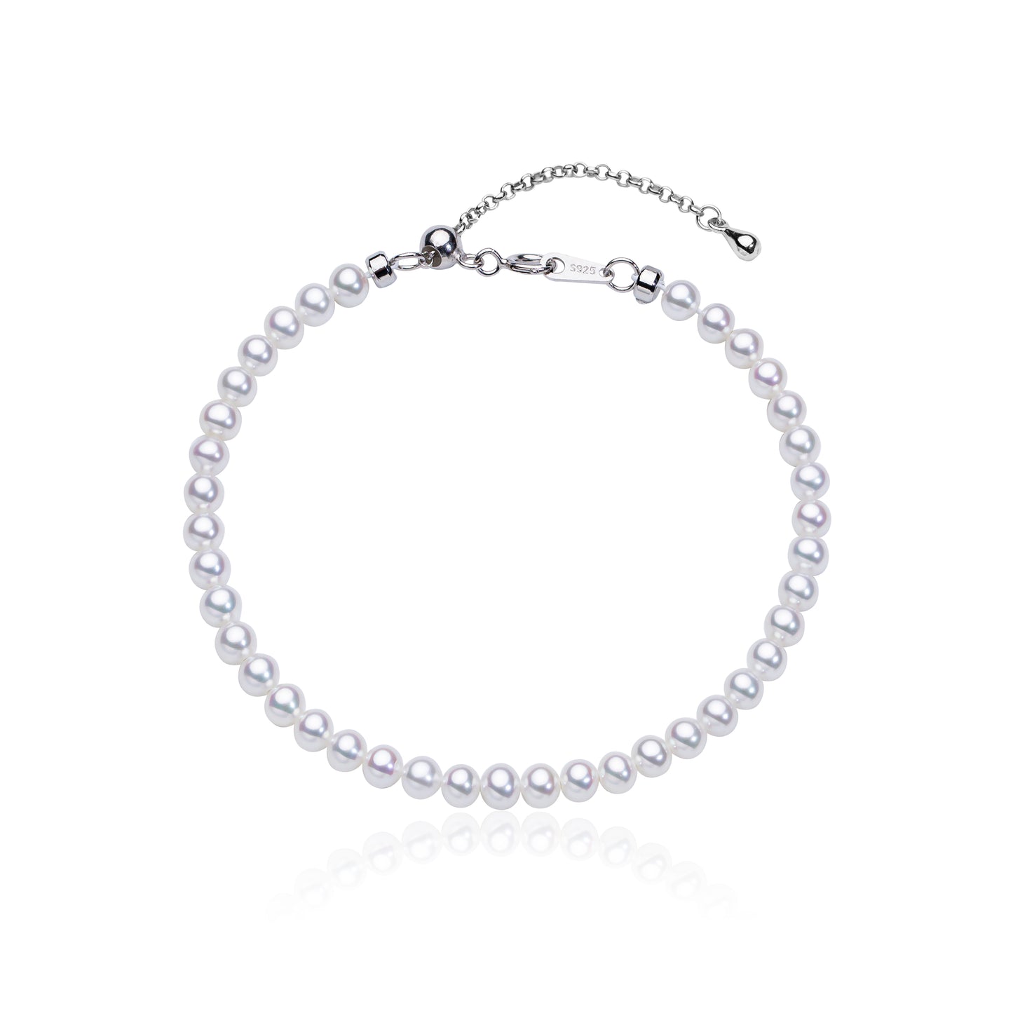 Aurora Shine Freshwater Pearl Bracelet – S925 Silver