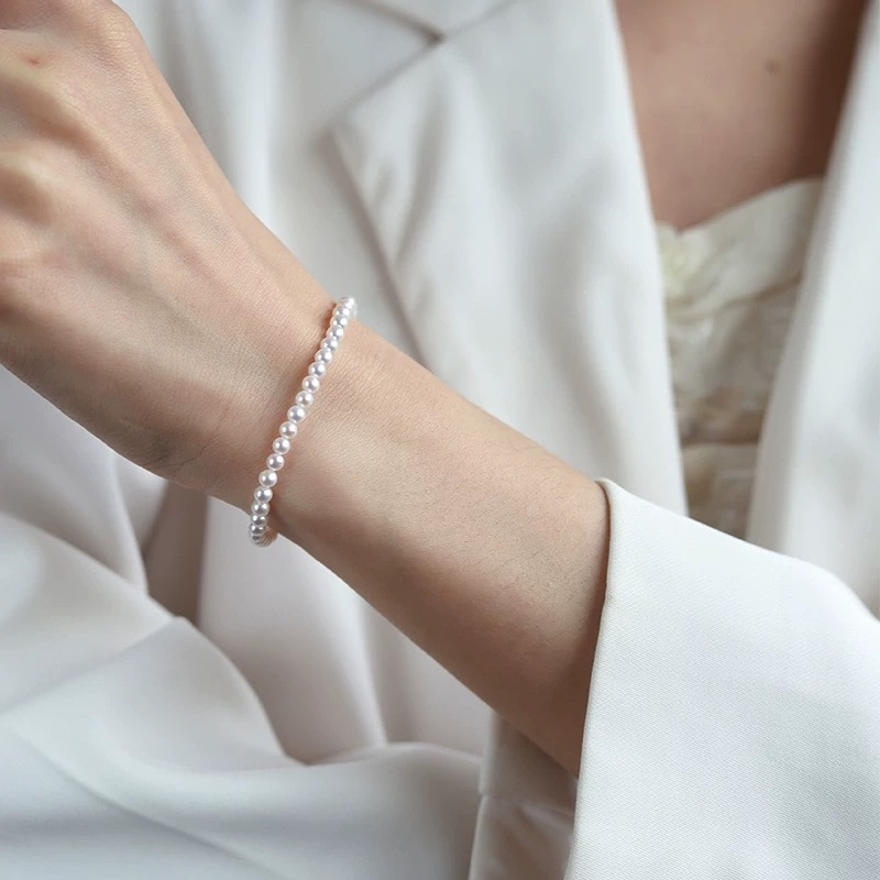 Aurora Shine Freshwater Pearl Bracelet – S925 Silver