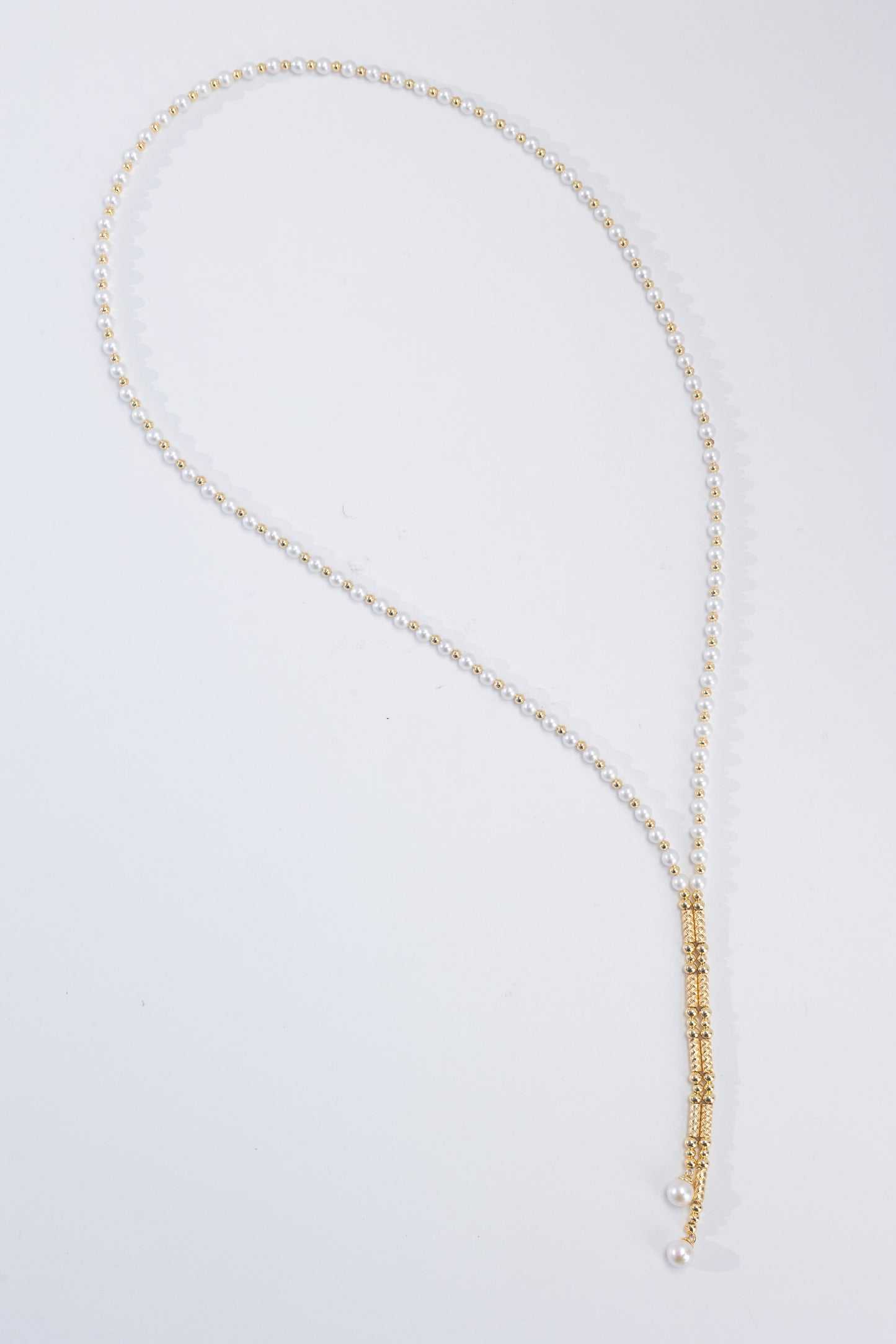 18K Gold-Plated Sterling Silver - Freshwater Baby Pearl Versatile Necklace | 3–4mm