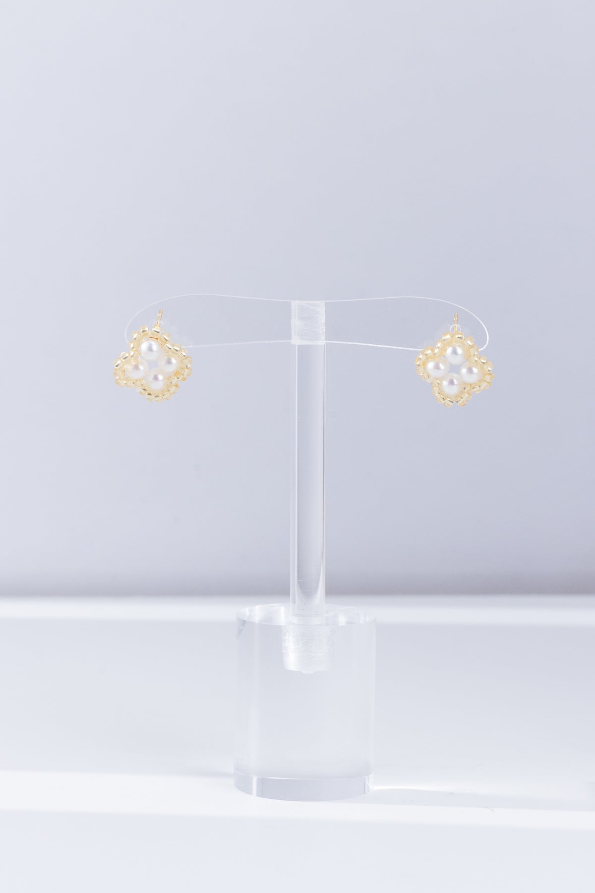 S925 Silver - White Freshwater Pearl Earrings | 4–4.5mm AAA Grade