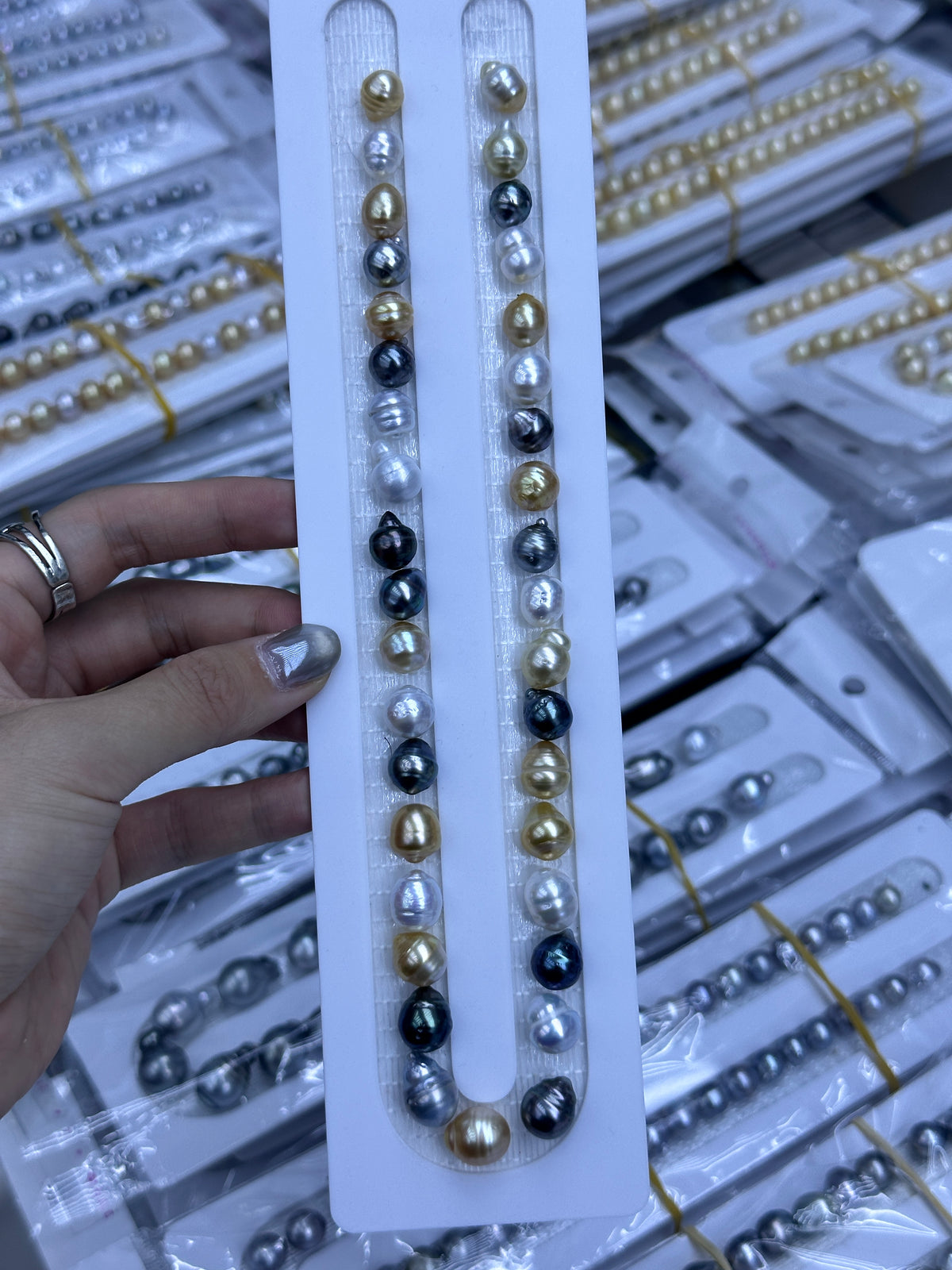 South Sea & Tahitian Baroque Pearl Loose Pearl Strand | 8–11mm AAA- Grade | Per Strand