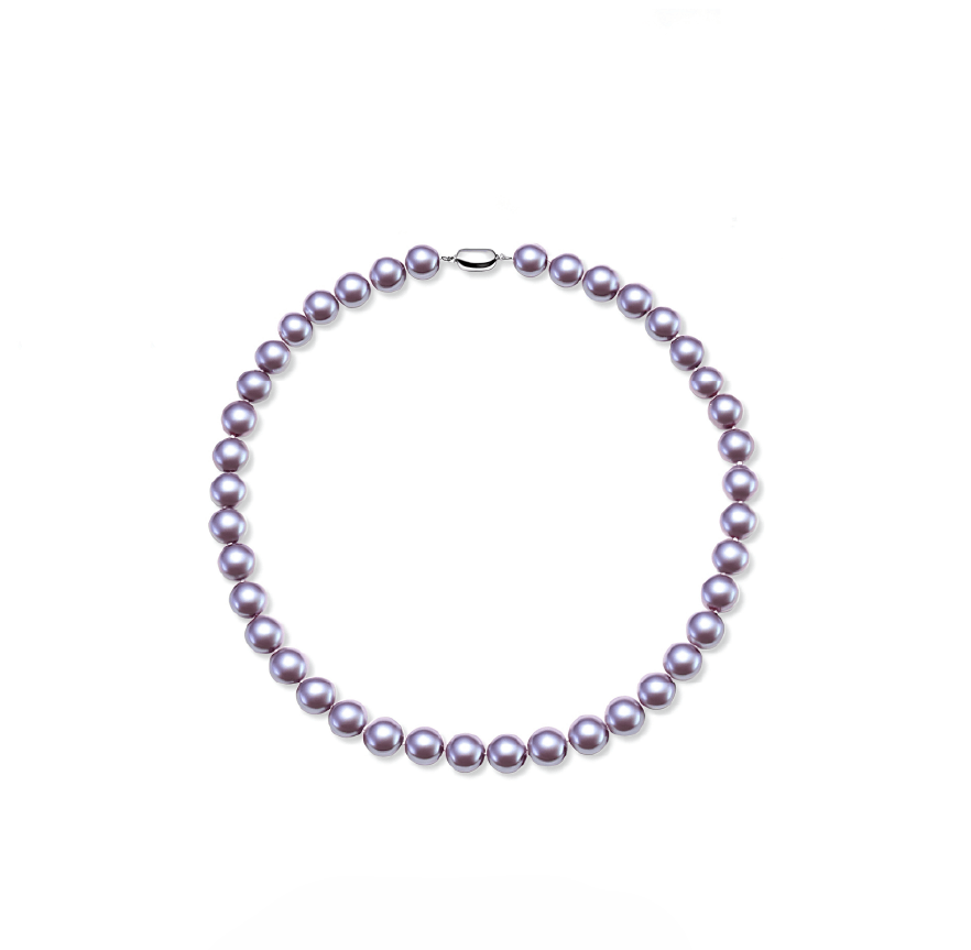 Lavender Glow – Freshwater Pearl Necklace
