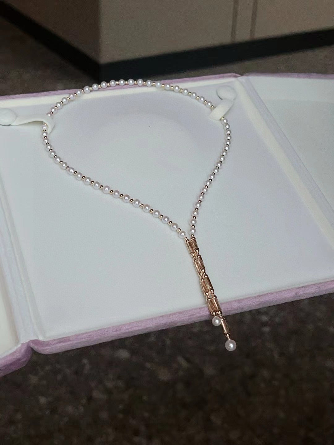 18K Gold-Plated Sterling Silver - Freshwater Baby Pearl Versatile Necklace | 3–4mm