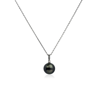 18K Gold Tahitian Pearl Pendant