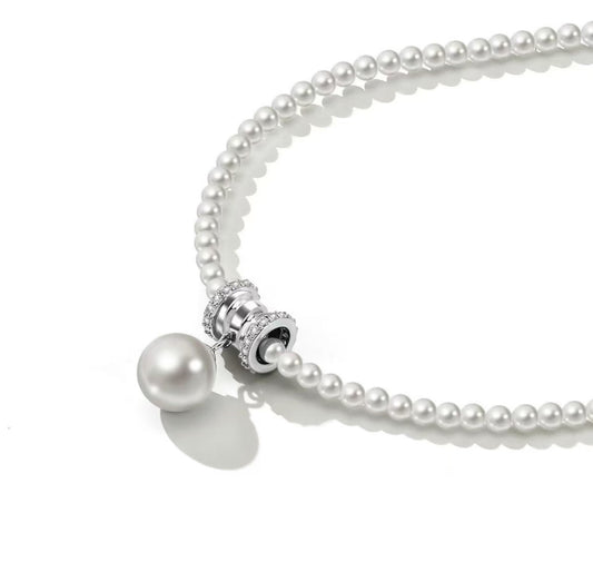 Elegant Layered Freshwater Pearl Necklace