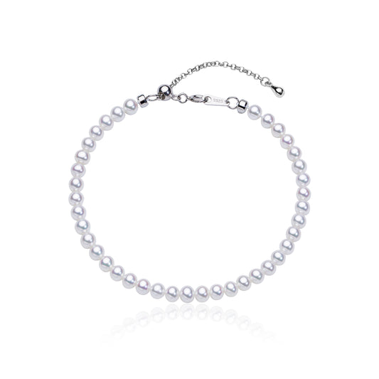 Aurora Shine Freshwater Pearl Bracelet – S925 Silver