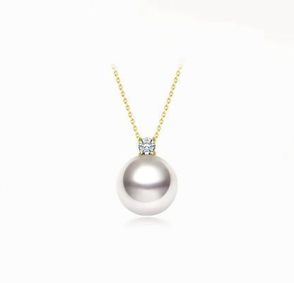 Lustre Drop – Akoya Pearl Bubble Pendant Necklace