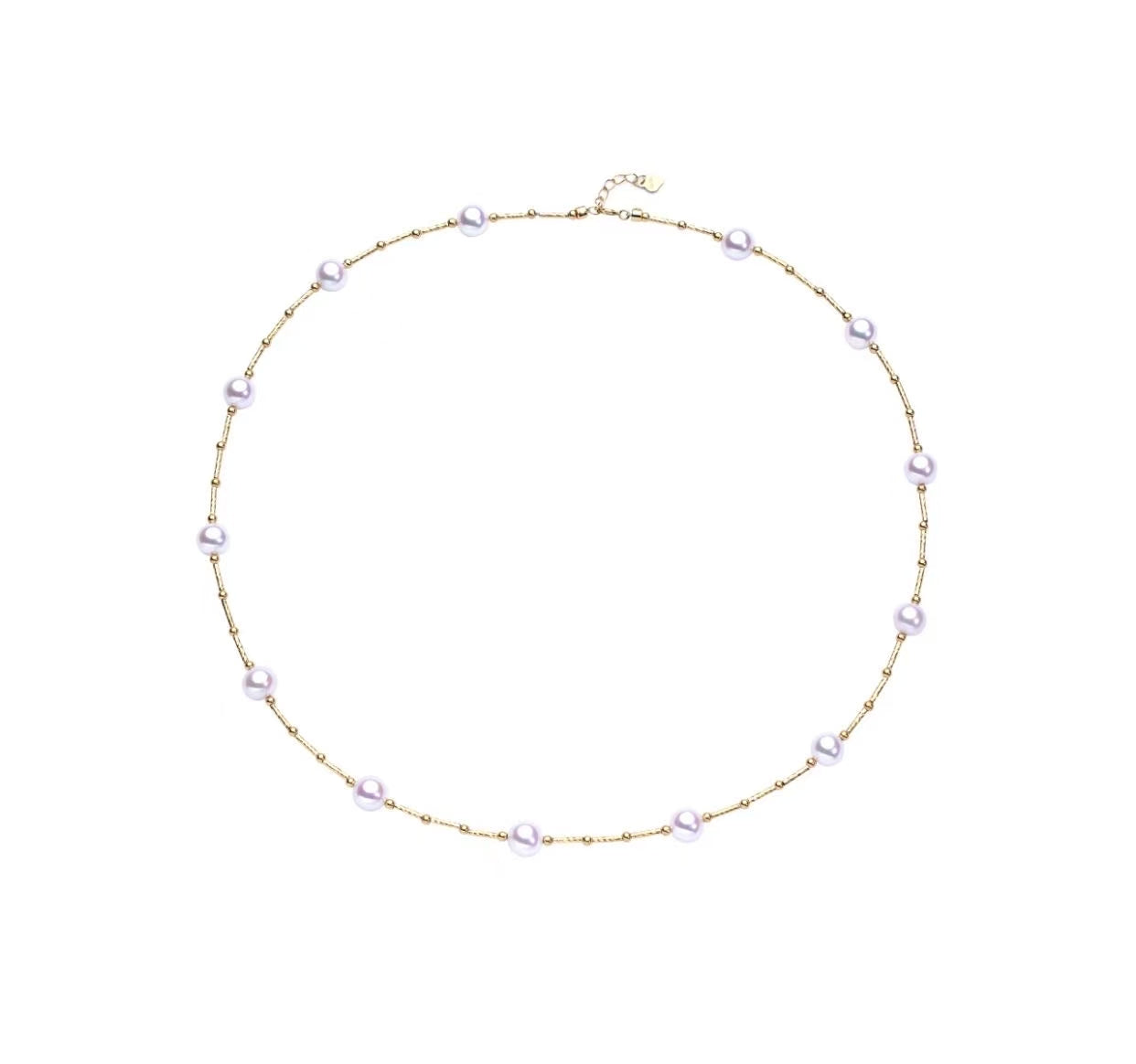 Aurora Glow 18K Gold Freshwater Pearl Galaxy Necklace & Bracelet