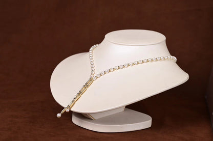18K Gold-Plated Sterling Silver - Freshwater Baby Pearl Versatile Necklace | 3–4mm