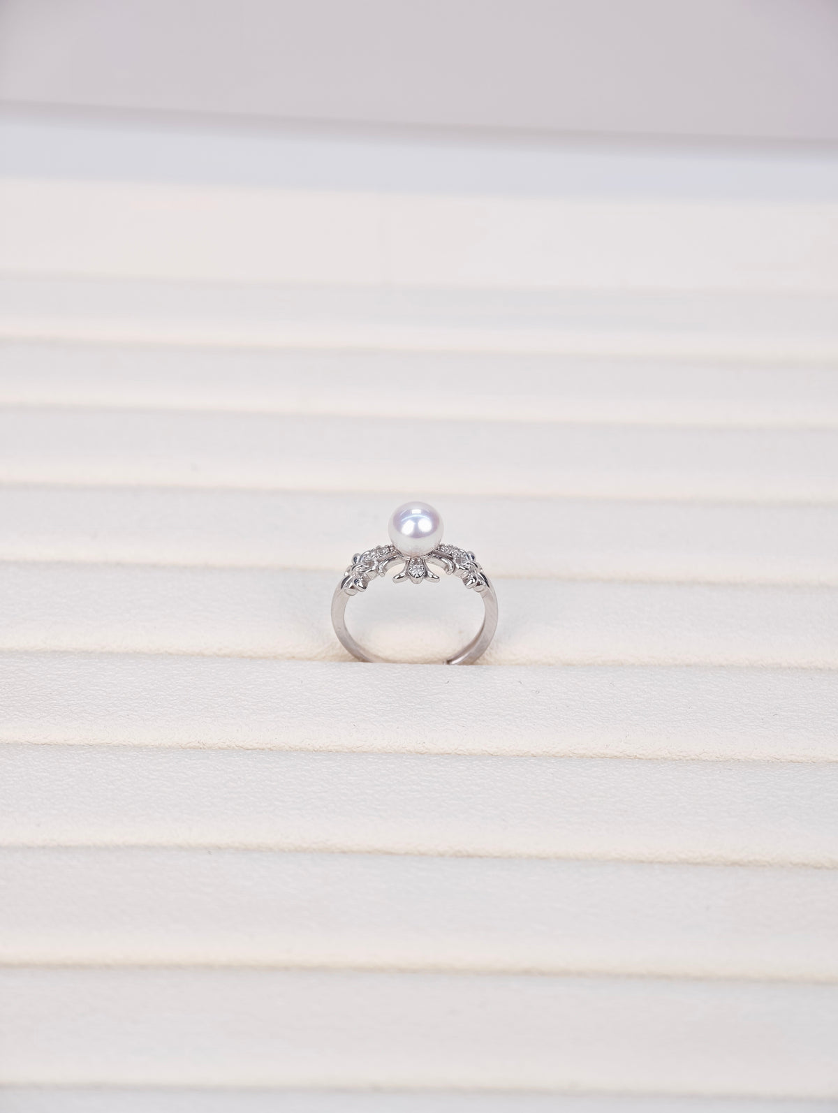 S925 Silver - White Freshwater Pearl Ring | 6–9mm AAA Grade