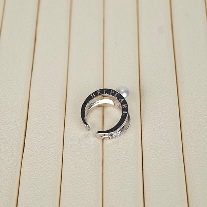 S925 Silver - White Freshwater Pearl Ring | 8–9mm AAAA Grade