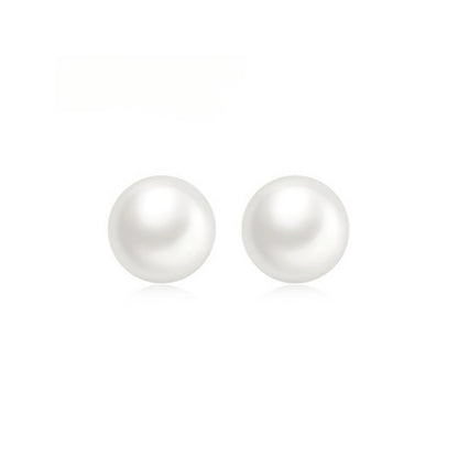 Big Bulb Pearl Earrings | S925 Silver Natural Freshwater Pearl