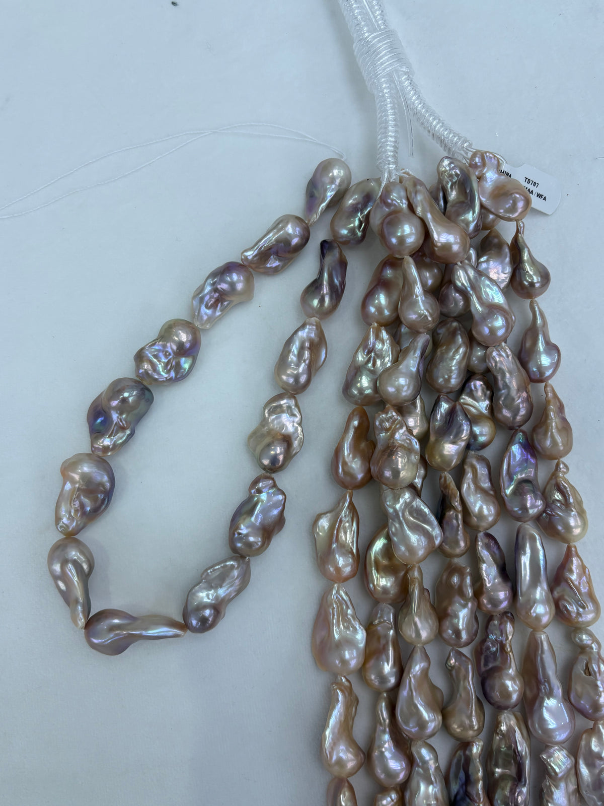 Mixed Color Baroque Freshwater Pearl Strand | 14–16mm AAA Grade