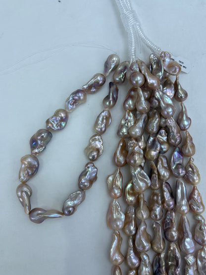 Mixed Color Baroque Freshwater Pearl Strand | 14–16mm AAA Grade