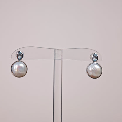 Freshwater Keshi Pearl Earrings | 10–11mm AAA Grade