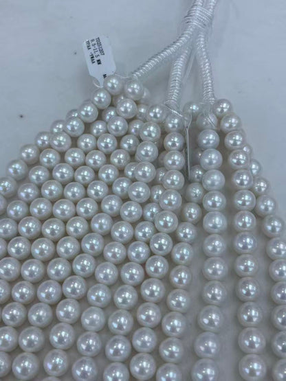 White Freshwater Edison Pearl Strand | 9.5–11.5mm AAAA Grade