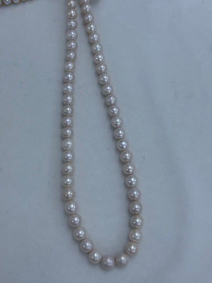 White Freshwater Pearl Strand | 6–8mm AAA Grade