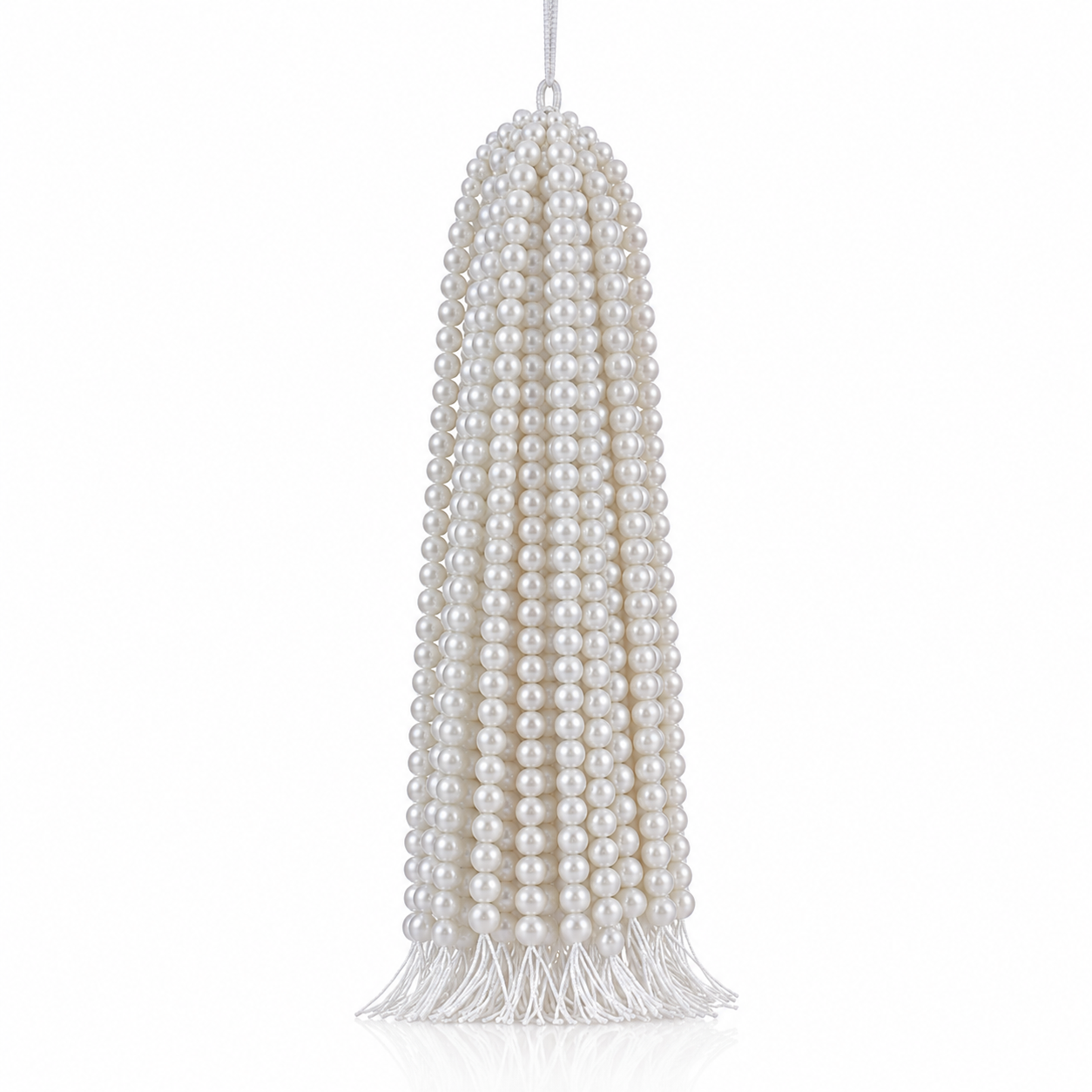 White Freshwater Mini Pearl Flat Bead Strand | 3.5–4mm AAA Grade