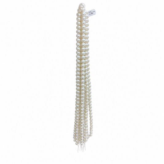 White Freshwater Edison Pearl Strand | 9.5–11.5mm AA+ Grade