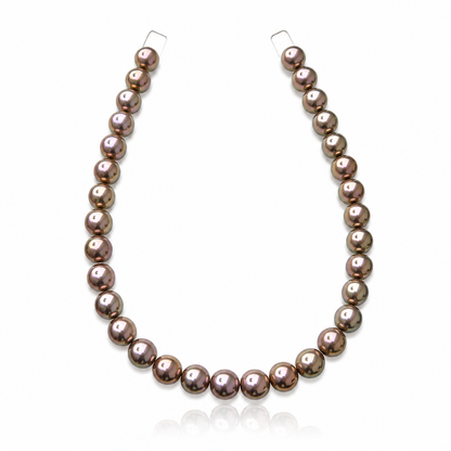 Pistachio Freshwater Edison Pearl Strand | 13–16mm AAAA Grade