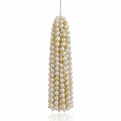 Light Golden Saltwater Circled Pearl Strand | 8–12mm AAA+ Grade