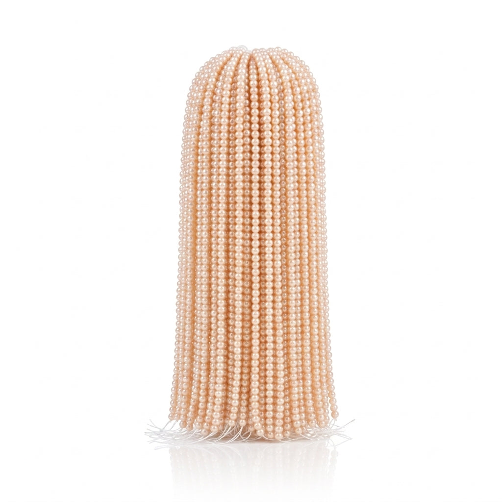 Pink Freshwater Pearl Strand | 3–4mm AAAA Grade