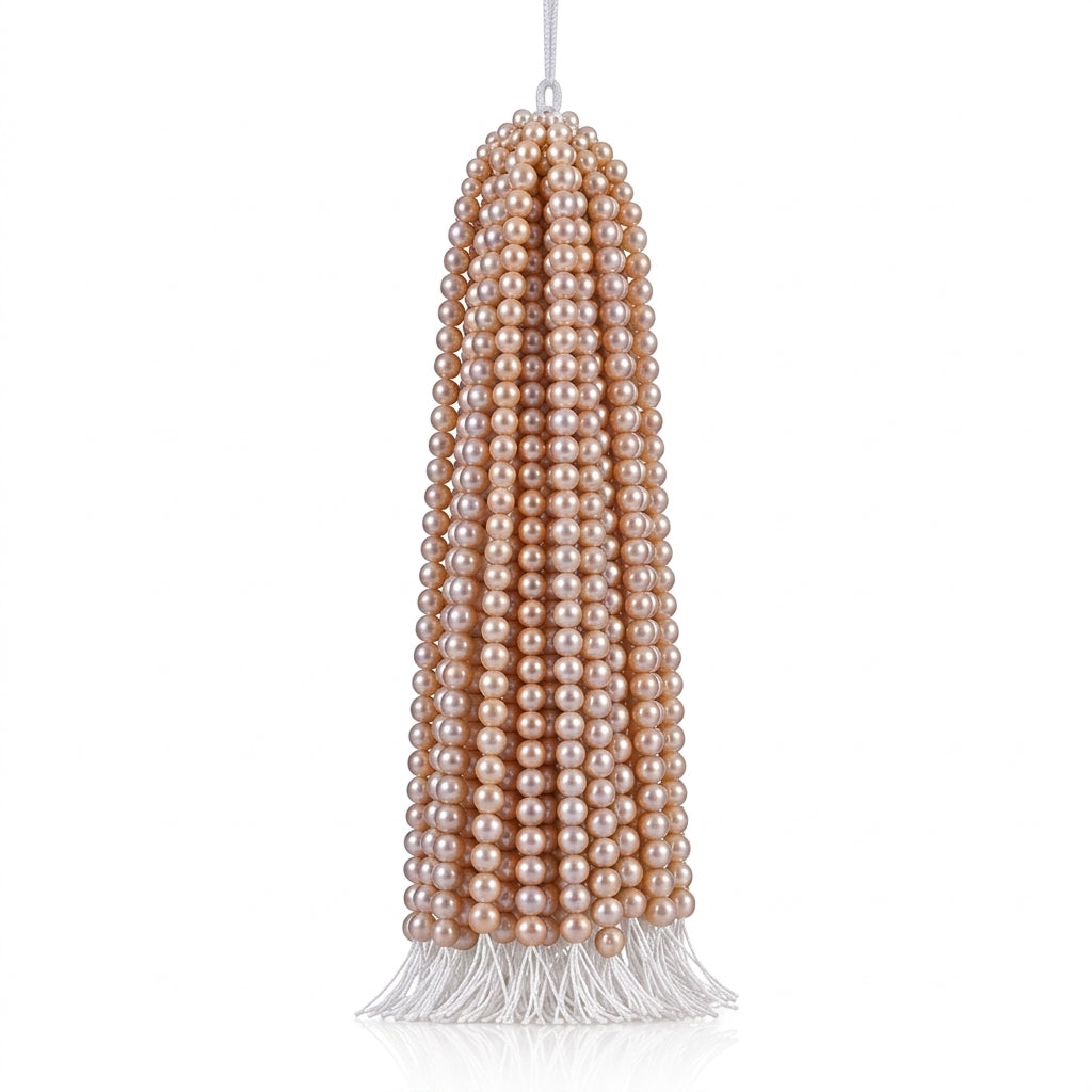 Pink Freshwater Pearl Strand | 3.5–4mm AAA Grade