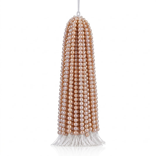 Pink Freshwater Pearl Strand | 3.5–4mm AAA Grade