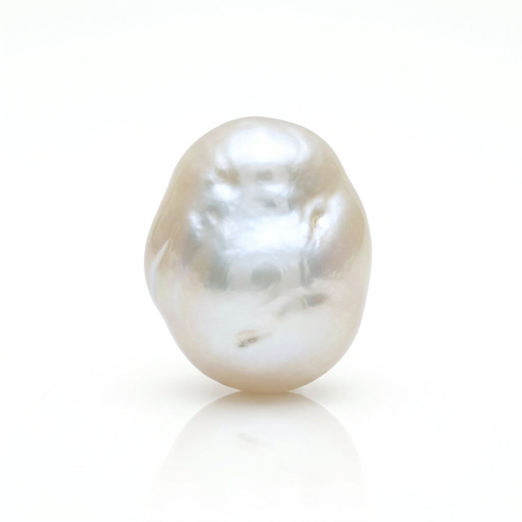 White Australian South Sea Baroque Loose Pearl | 21 × 27mm AAAA Grade | Per Piece