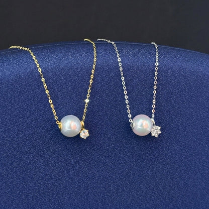 Luster Drop - Akoya Pearl Bubble Pendant Necklace