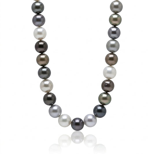 Morandi Mix Tahitian & White Freshwater Pearl Strand | 15–17mm AA Grade