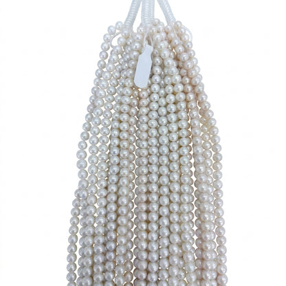 White Freshwater Pearl Strand | 6–8mm AAA Grade