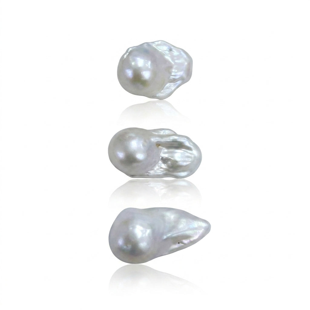 White Freshwater Baroque Pearl | 17–19mm AAA Grade