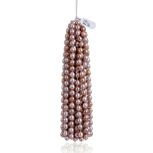 Pink Purple Freshwater Pearl Strand | 9–11mm AAA Grade | Near Round | Per Strand