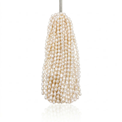 Champagne Freshwater Keshi Pearl Strand | 7–8mm AAA Grade | Per Strand