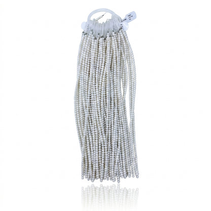 White Oval Freshwater Pearl Strand | 4–4.5mm AAA Grade