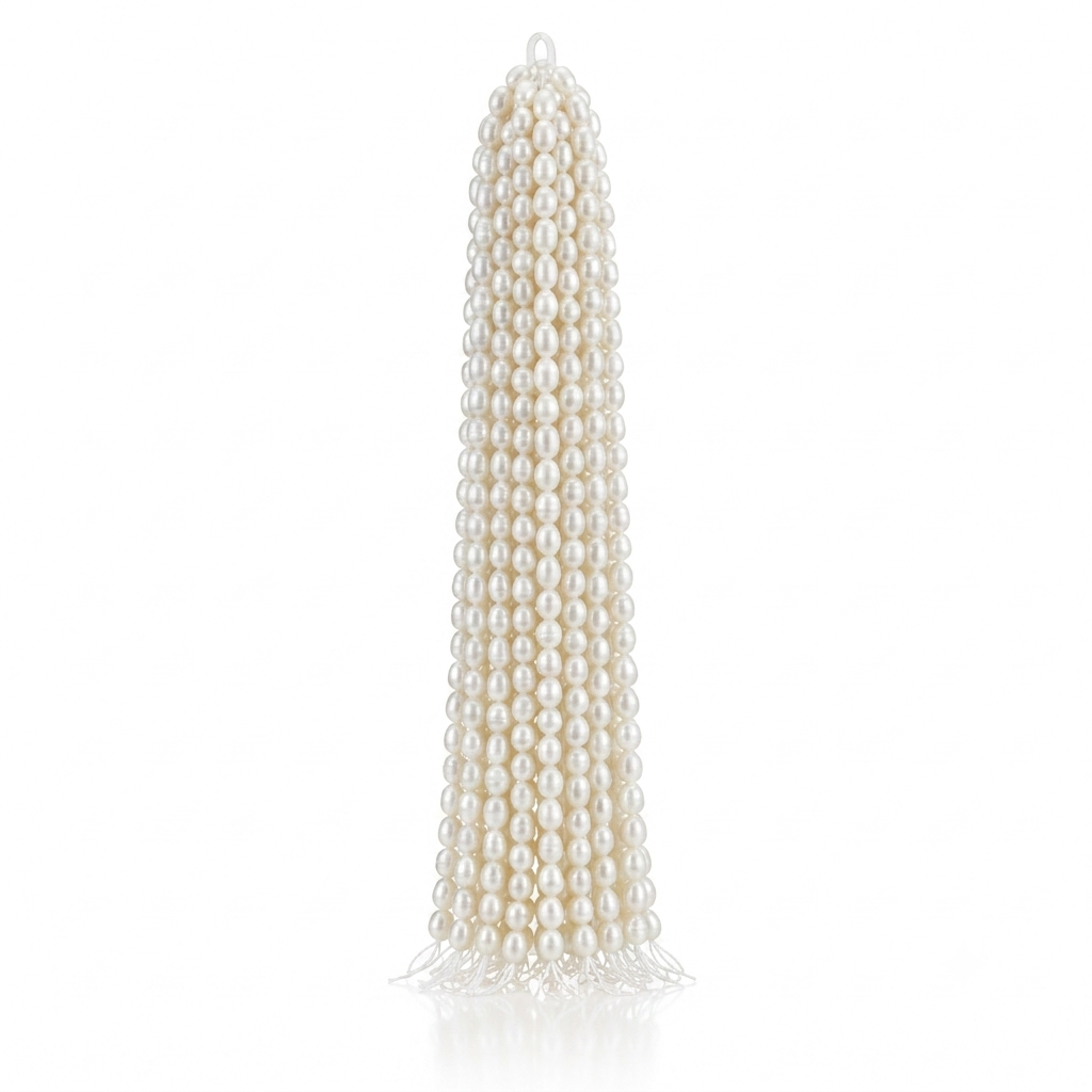 White Freshwater Pearl Strand | 8.5–9.5mm AAA Grade