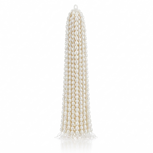 White Freshwater Pearl Strand | 8.5–9.5mm AAA Grade