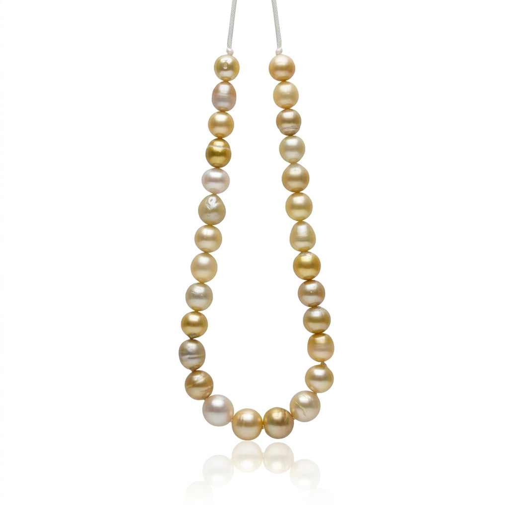 Golden South Sea Pearl Strand | 12–16mm AA Grade