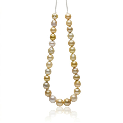 Golden South Sea Pearl Strand | 12–16mm AA Grade