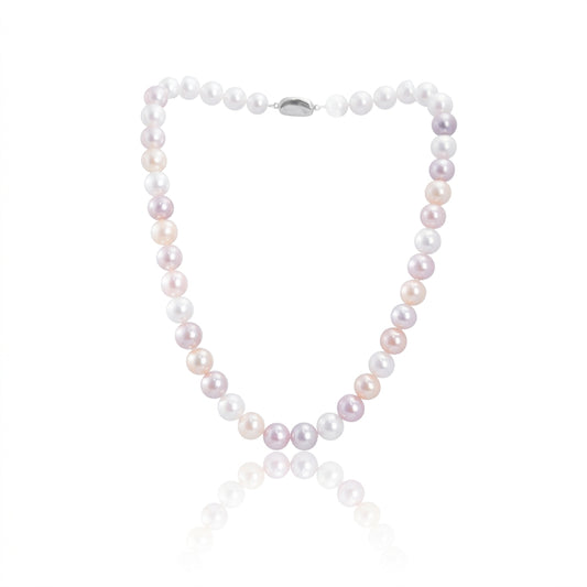 S925 Silver - Freshwater Pearl Necklace | 9–10mm