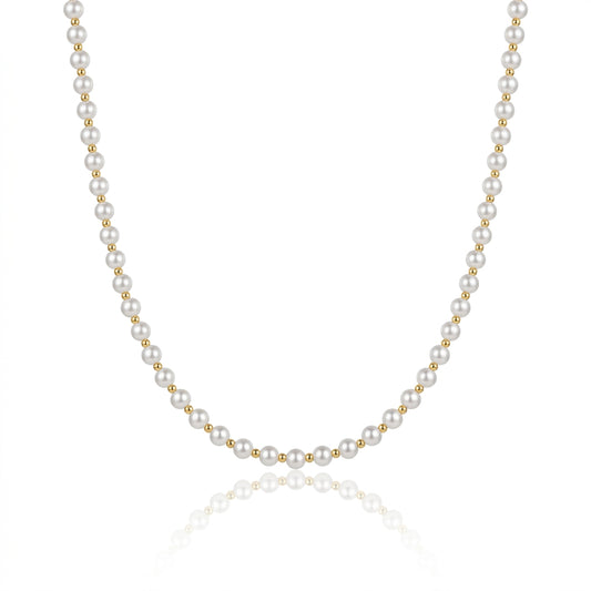 S925 Silver - White Freshwater Pearl Jewelry | 3–10mm AAA Grade | Round Pearls