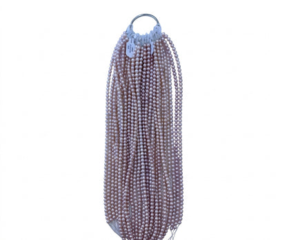 Pink & Purple Freshwater Pearl Strand | 5–5.5mm AAA Grade | Round Pearls