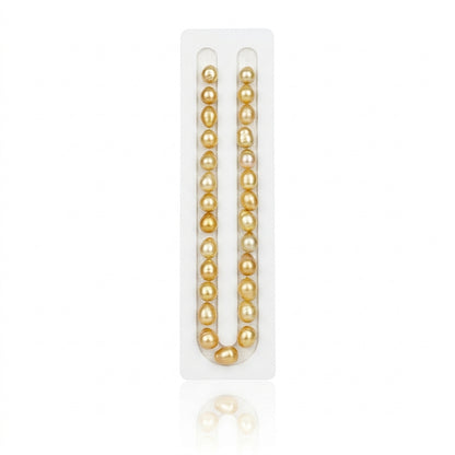 Rich Gold South Sea Baroque Pearl Loose Strand | 10–13mm AAA Grade | Per Strand