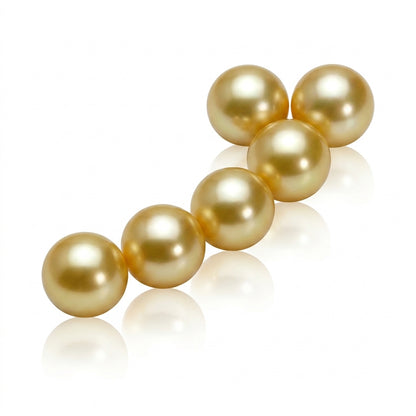 South Sea Golden Loose Pearl | 13–14mm AAAA Grade