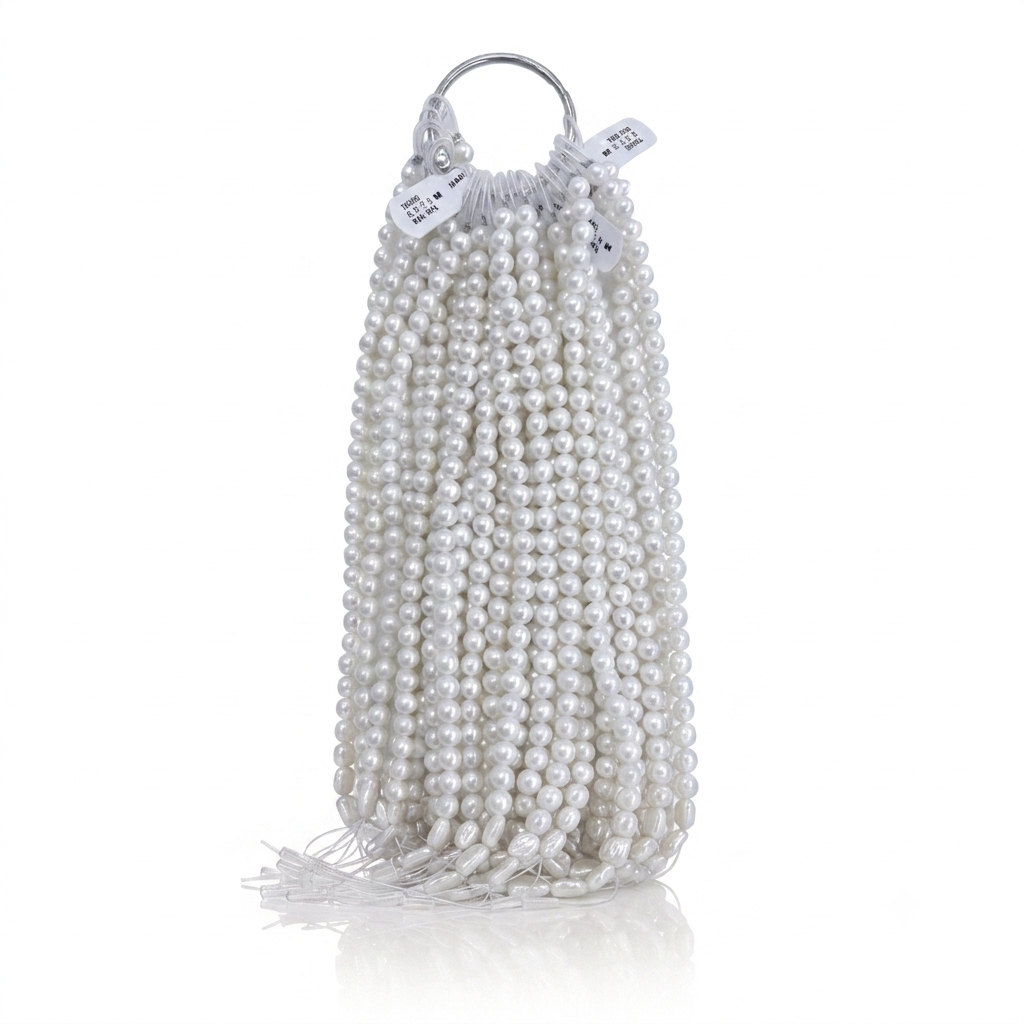 White Freshwater Pearl Strand | 6.5–7.5mm AAA Grade