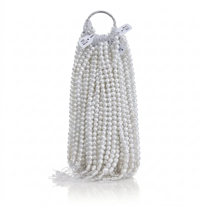 White Round Freshwater Pearl Strand | 4.5–5mm AAAA Grade | Per Strand