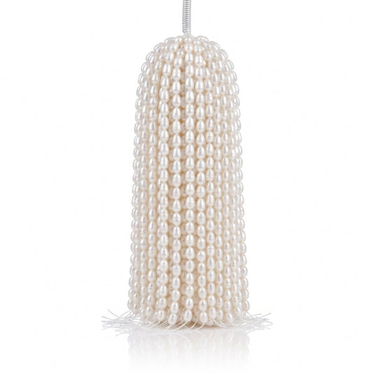 White Freshwater Pearl Strand | 6–8mm AAAA Grade
