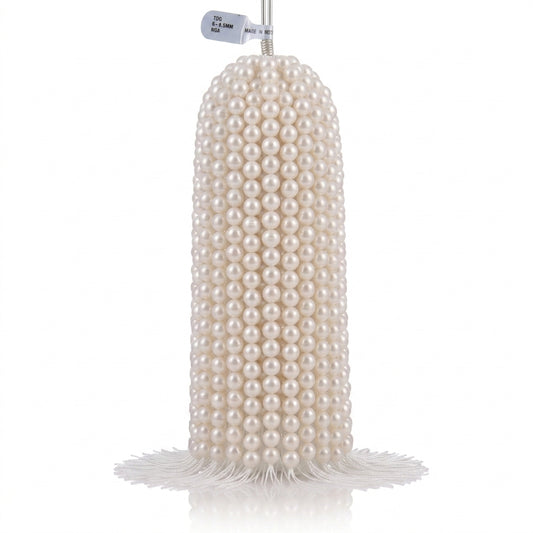 White Freshwater Pearl Strand | 6–6.5mm AAA+ Grade
