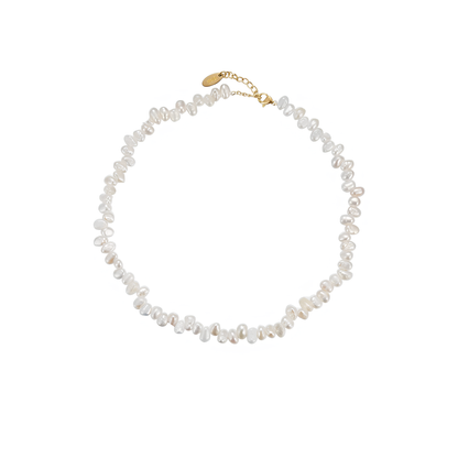 18K Gold - Aurora Baroque Pearl Choker